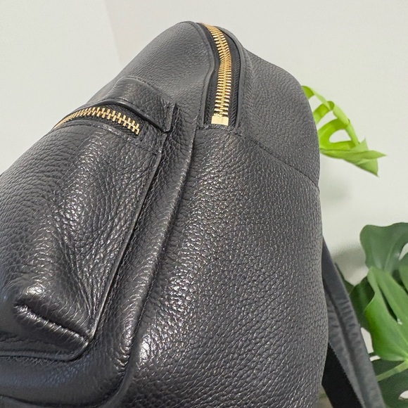 Coach Charlie Black Pebble Leather‎ Small Backpack - Picture 6 of 12